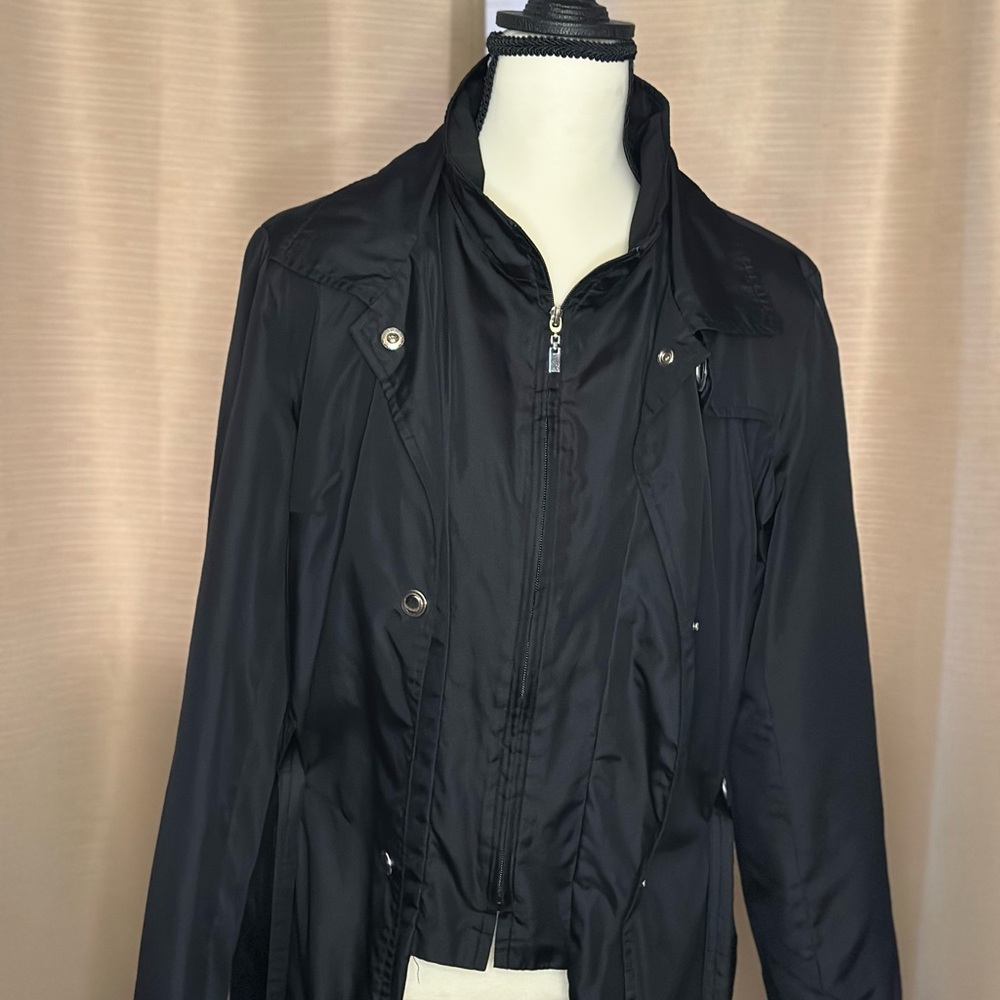 Kristen Blake Black Trench Coat